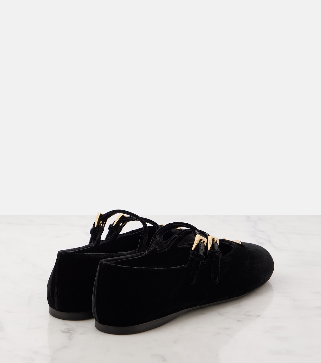 Mary-Jane-Ballerinas aus Samt | Prada