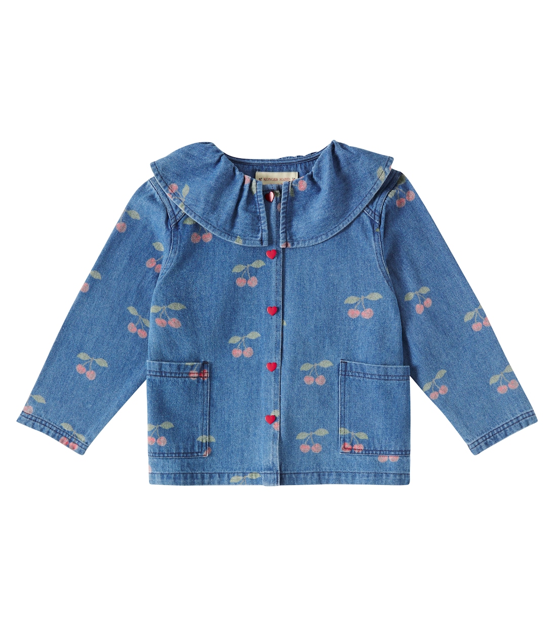 Camisa Margot Frill de denim estampada | Konges Sløjd