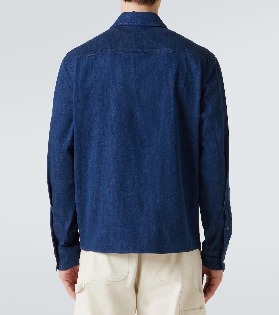 Chaqueta en denim con cremallera | Moncler