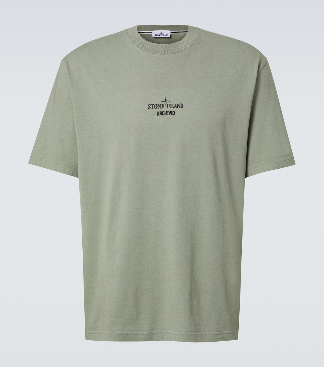 Camiseta de jersey de algodón con logo | Stone Island