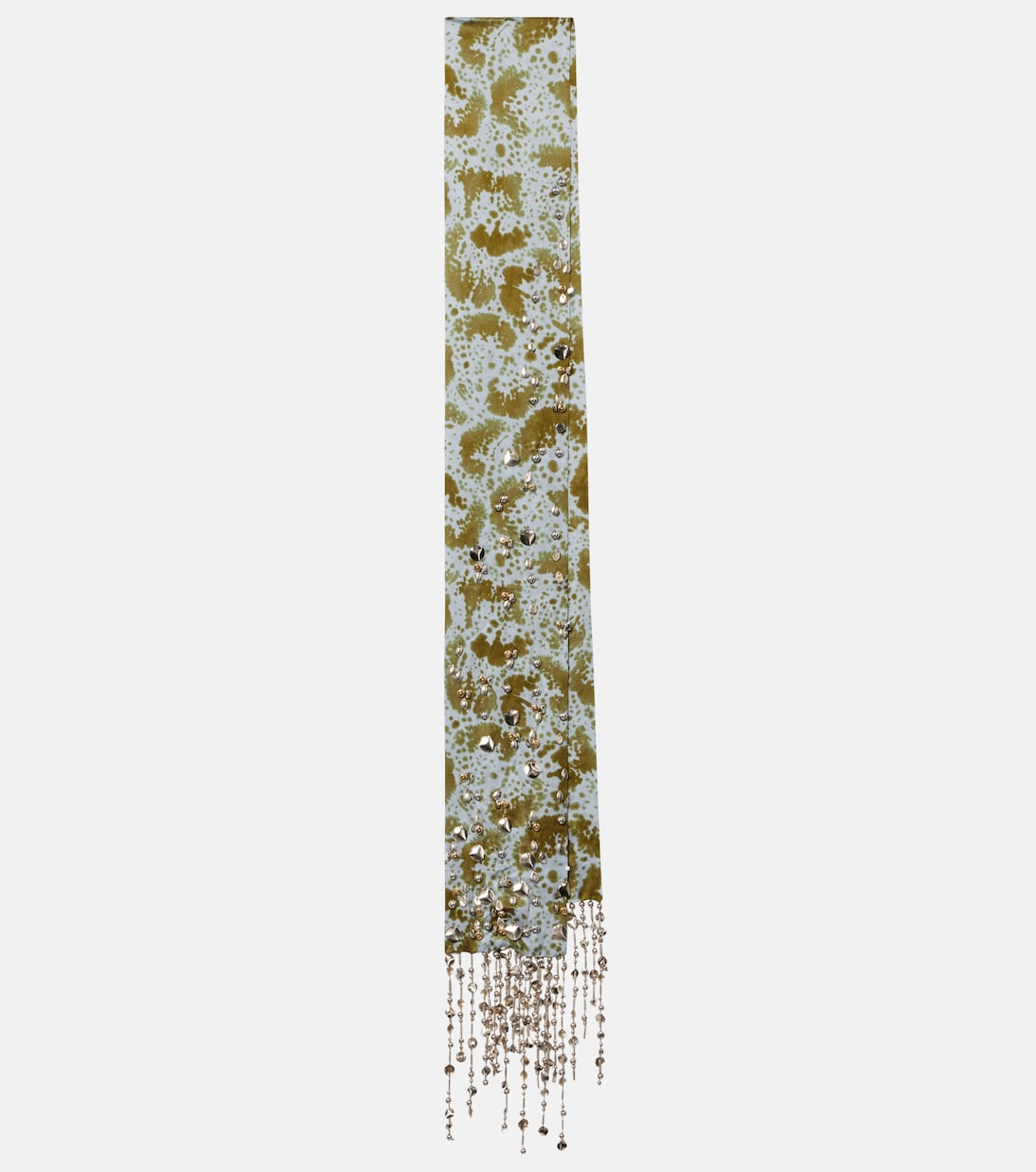 Foulard in seta con decorazioni | Dries Van Noten