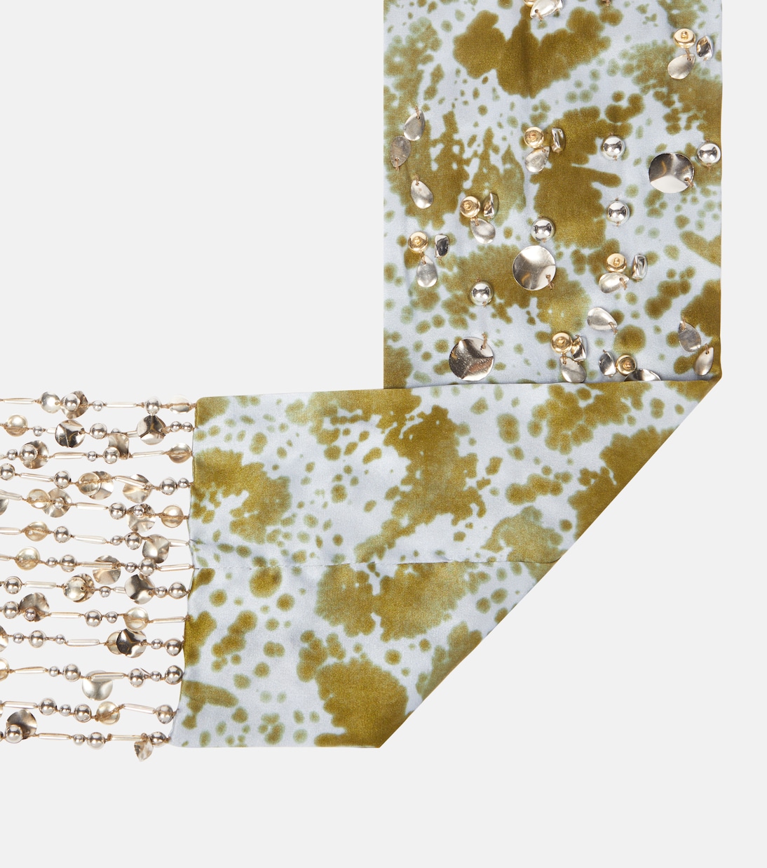 Foulard in seta con decorazioni | Dries Van Noten