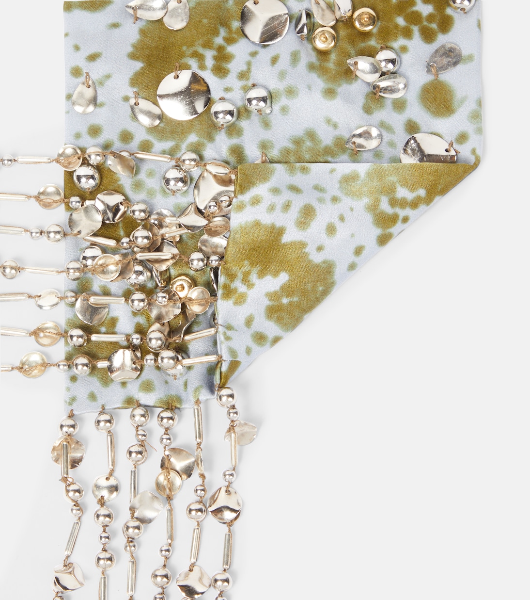 Foulard in seta con decorazioni | Dries Van Noten