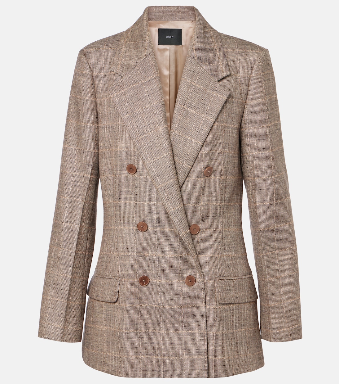 Castel checked wool-blend blazer | Joseph