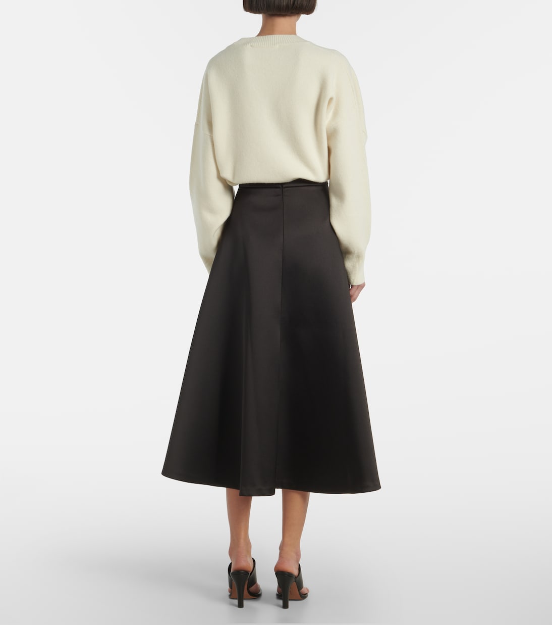 Falda Midisatén Elegante para Jóvenes