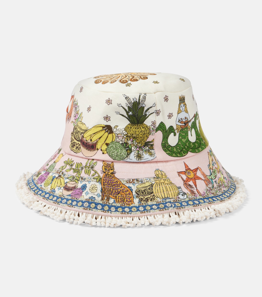Cappello a secchiello in lino Hazel di ALÉMAIS per stili giovanili