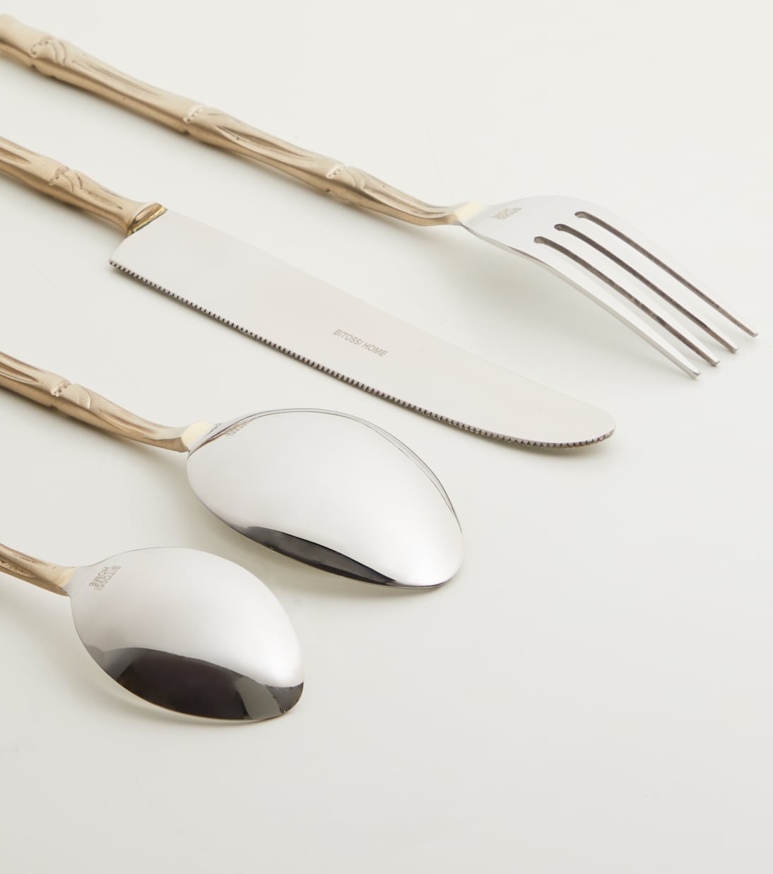 Bamboo 24-piece stainless steel flatware set | Bitossi