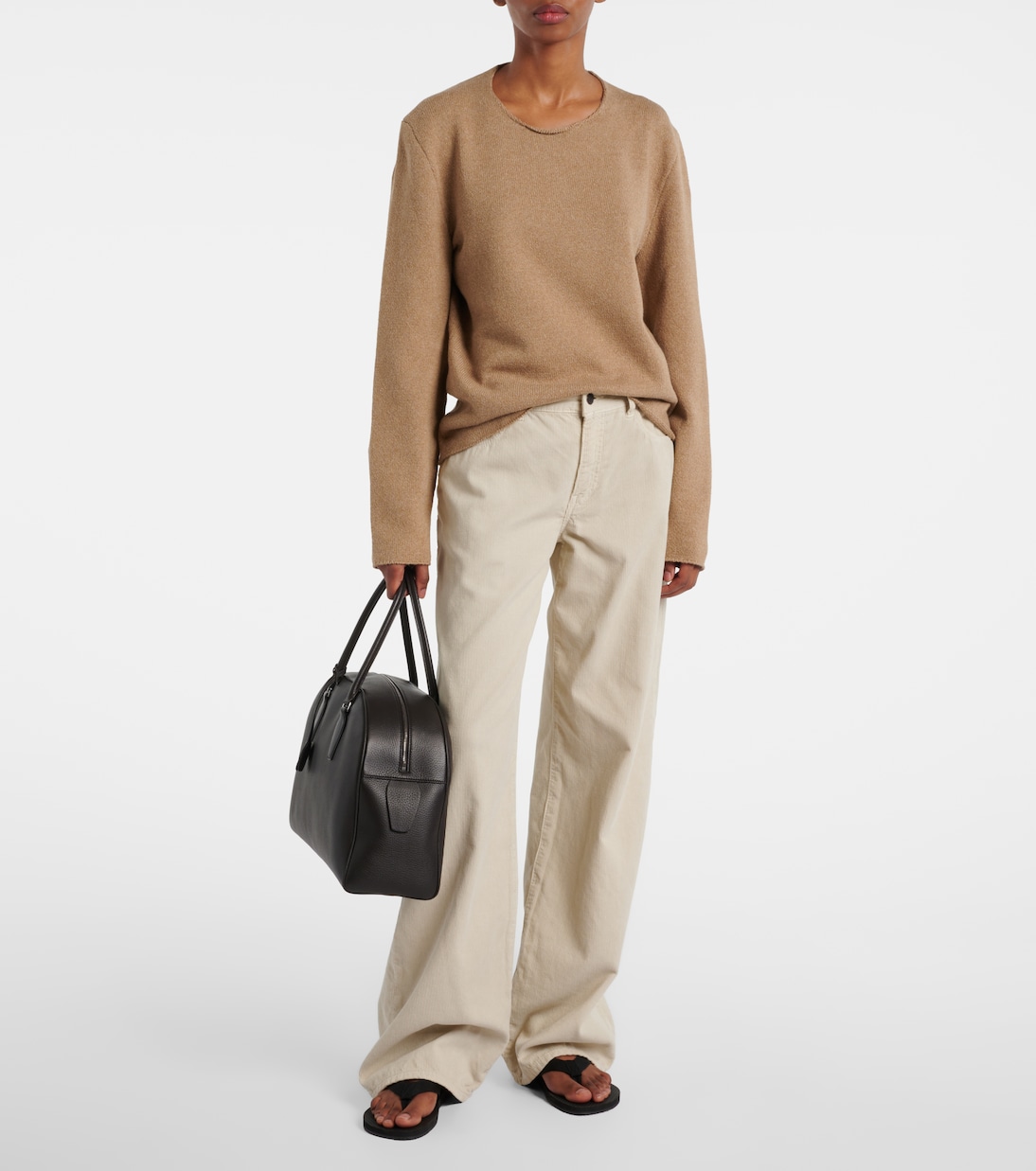 Top Jhaio in cotone e cashmere | The Row