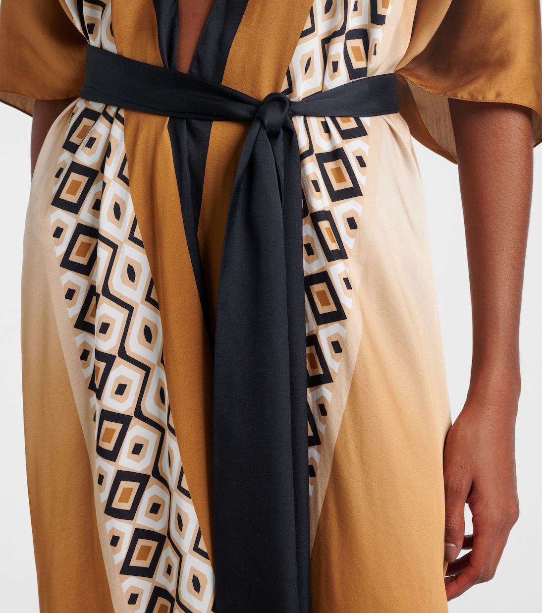 Robe de plage Dany imprimée en satin | Max Mara