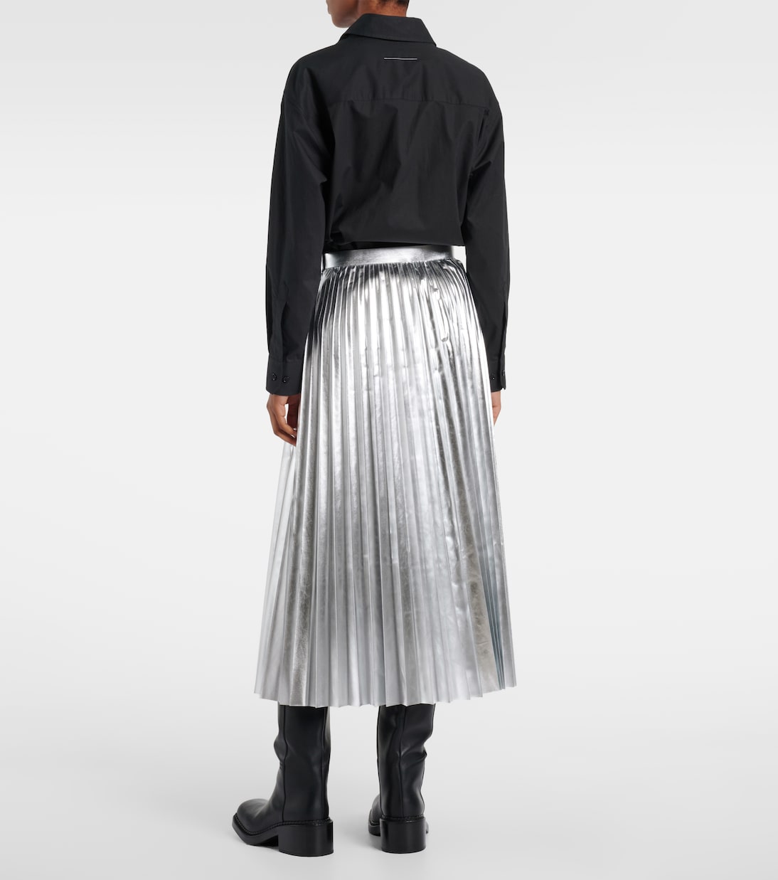 Gonna midi metallizzata | Junya Watanabe