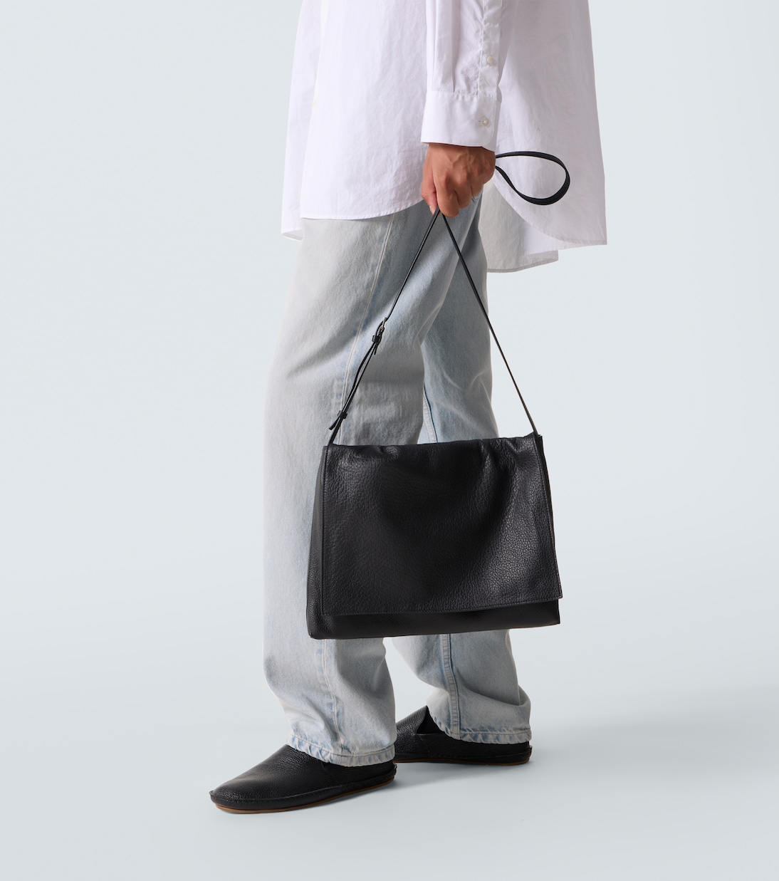 Sac à bandoulière Nan en cuir | The Row