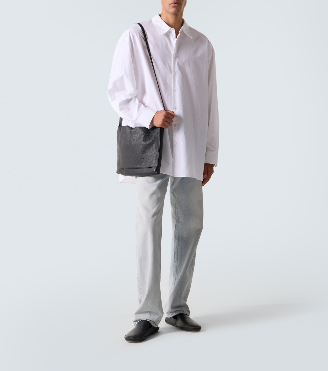 Sac à bandoulière Nan en cuir | The Row