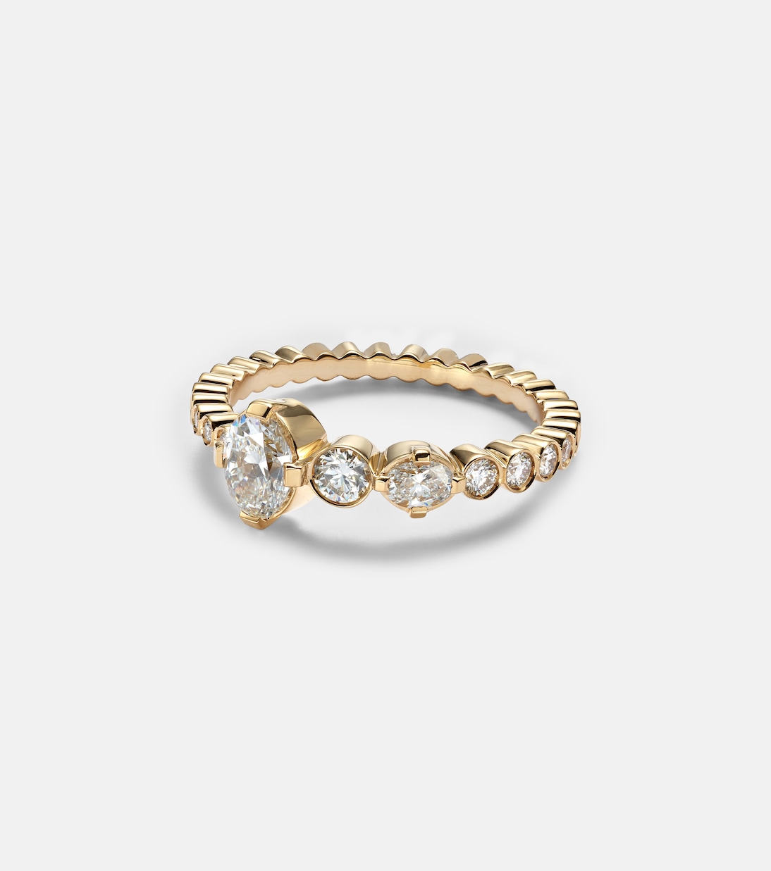 Ensemble De Sky 18kt gold ring with diamonds | Sophie Bille Brahe