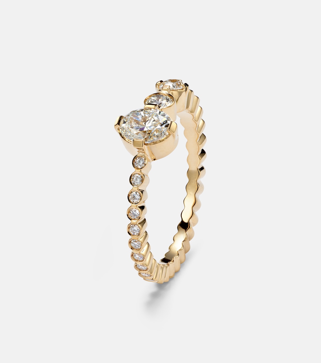 Ensemble De Sky 18kt gold ring with diamonds | Sophie Bille Brahe
