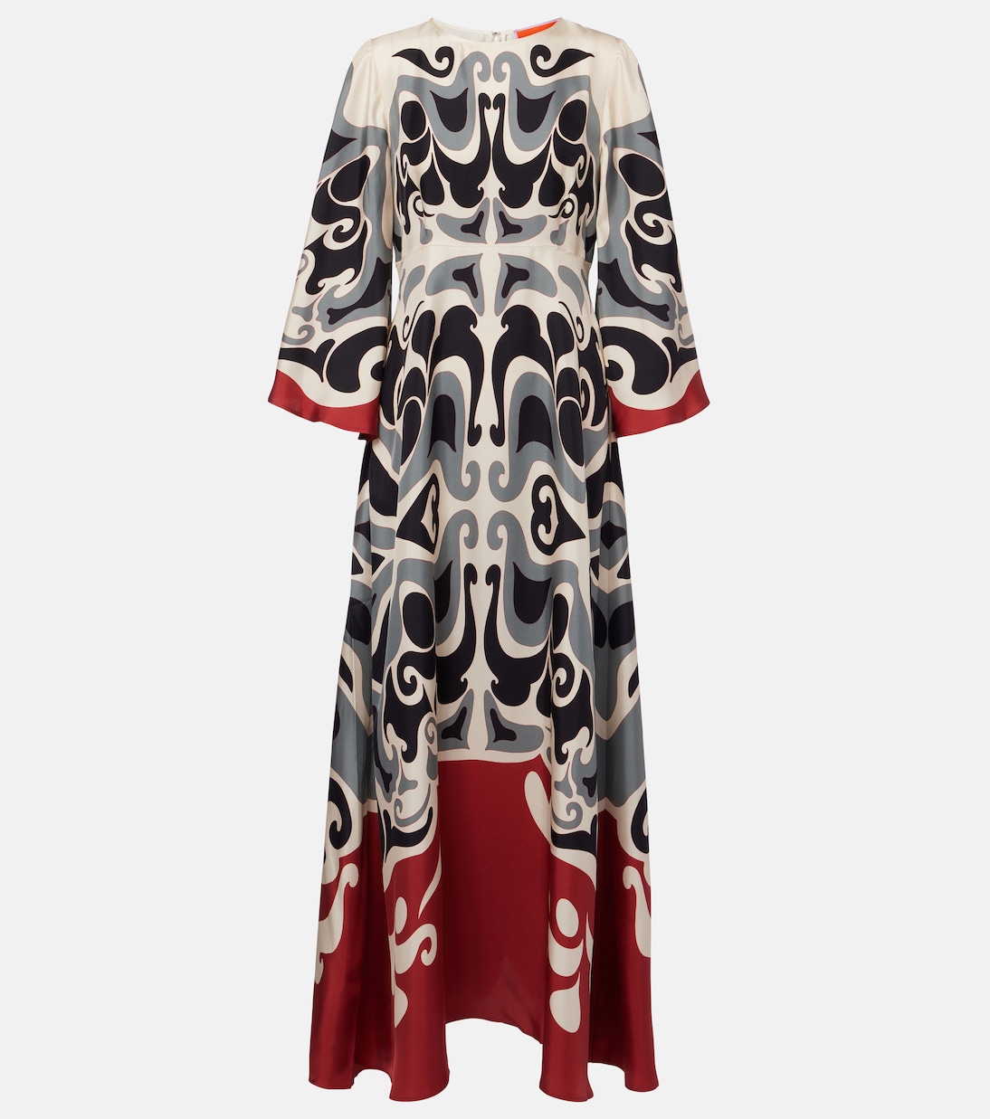 Phoenix Placée silk twill maxi dress | La DoubleJ
