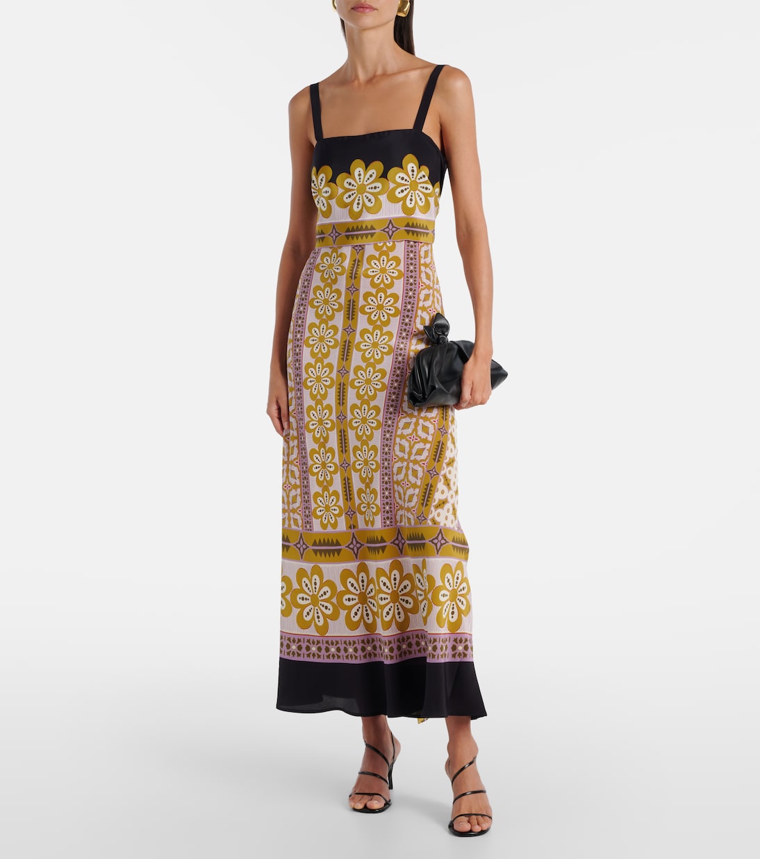 Printed silk crêpe de chine maxi dress | La DoubleJ