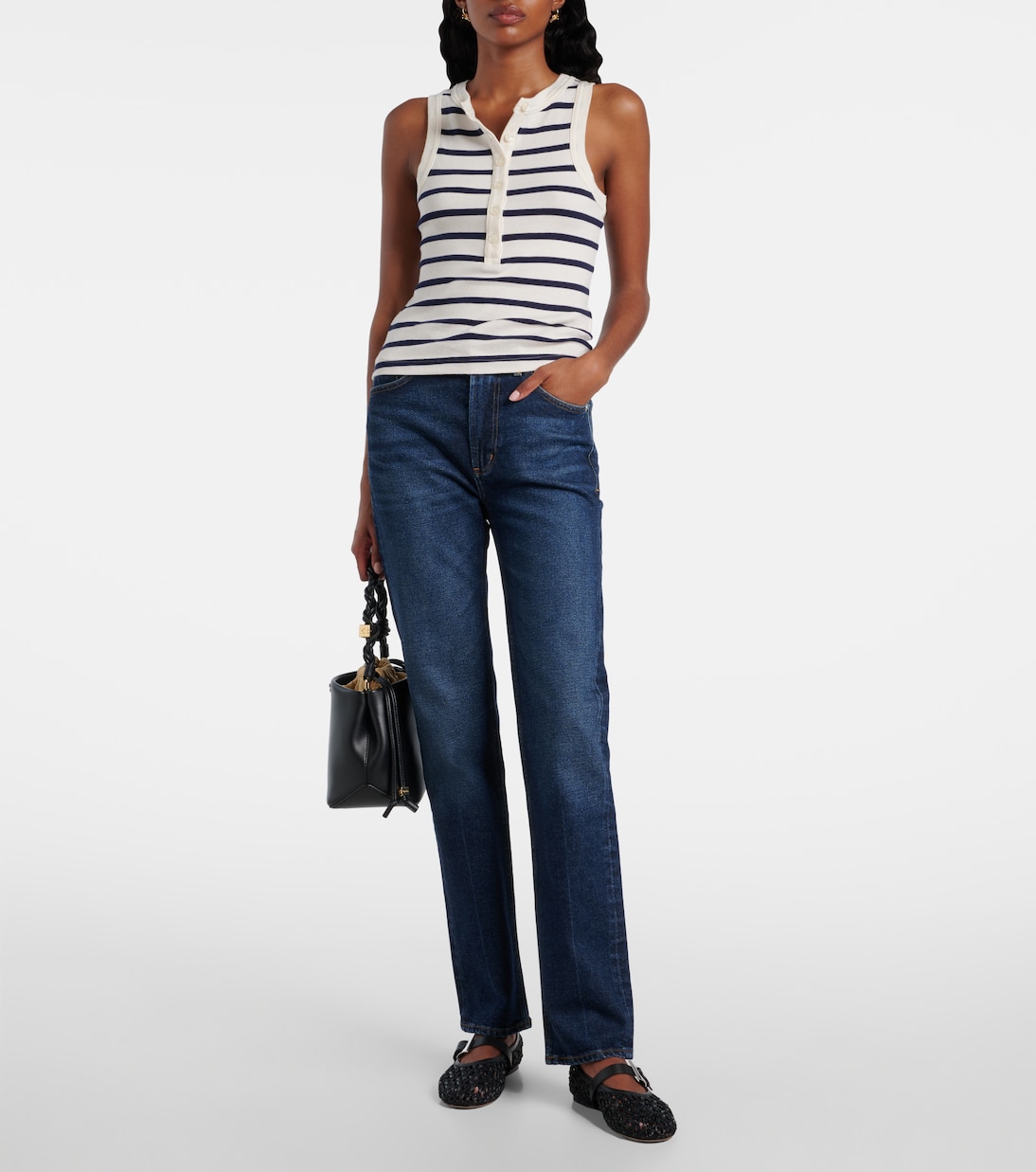 Tank top Caralyn in misto cotone a righe | Citizens of Humanity