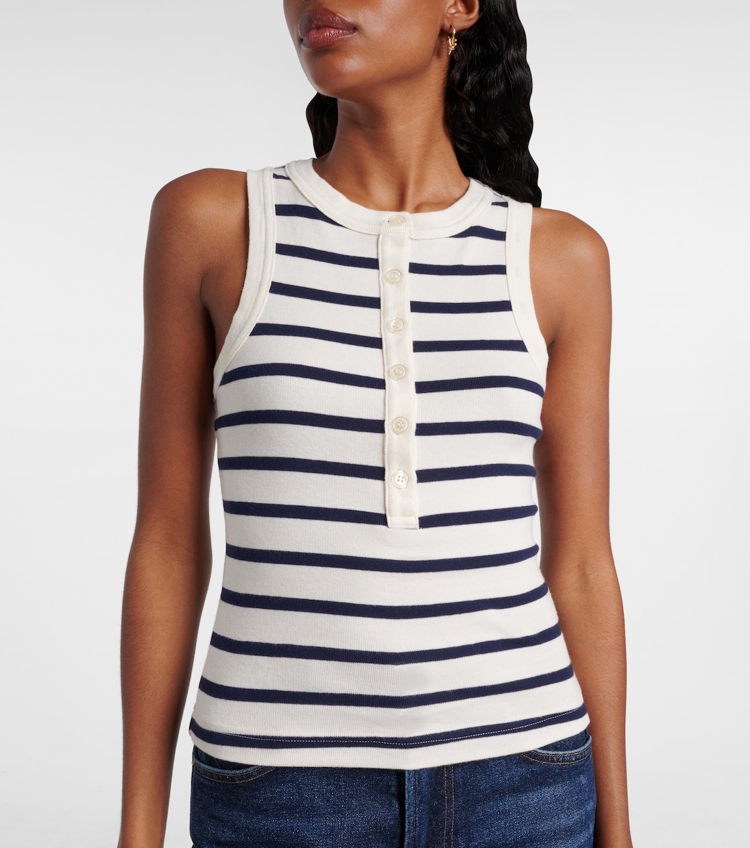 Tank top Caralyn in misto cotone a righe | Citizens of Humanity