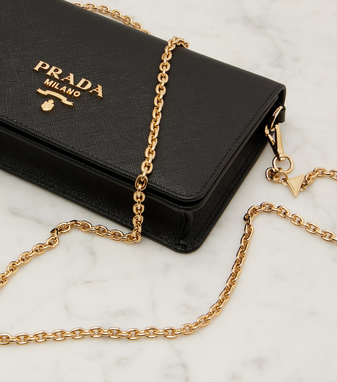 Borsa a spalla Saffiano Mini in pelle | Prada