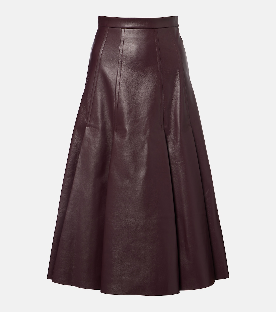 Kensie high-rise leather midi skirt | Emilia Wickstead
