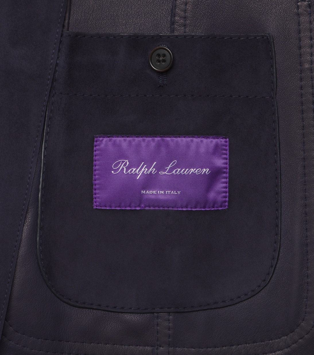 Blazer aus Veloursleder | Ralph Lauren Purple Label