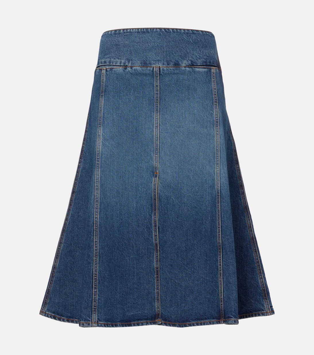 Denim midi skirt | Alaïa