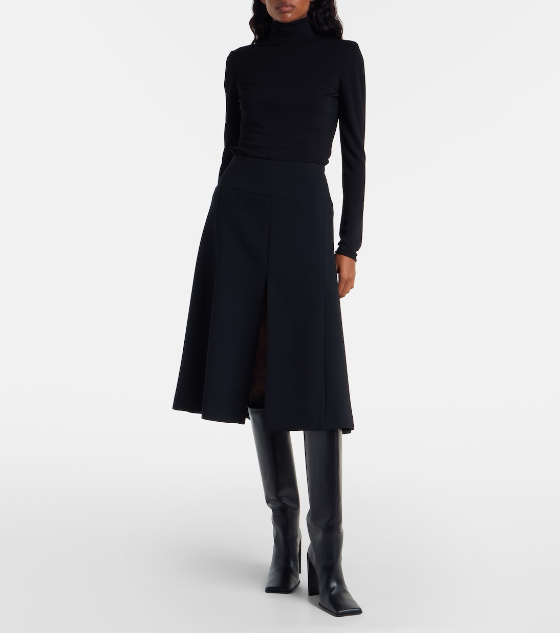 Pleated midi skirt | Alaïa