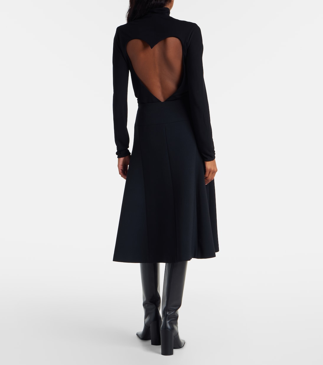 Pleated midi skirt | Alaïa