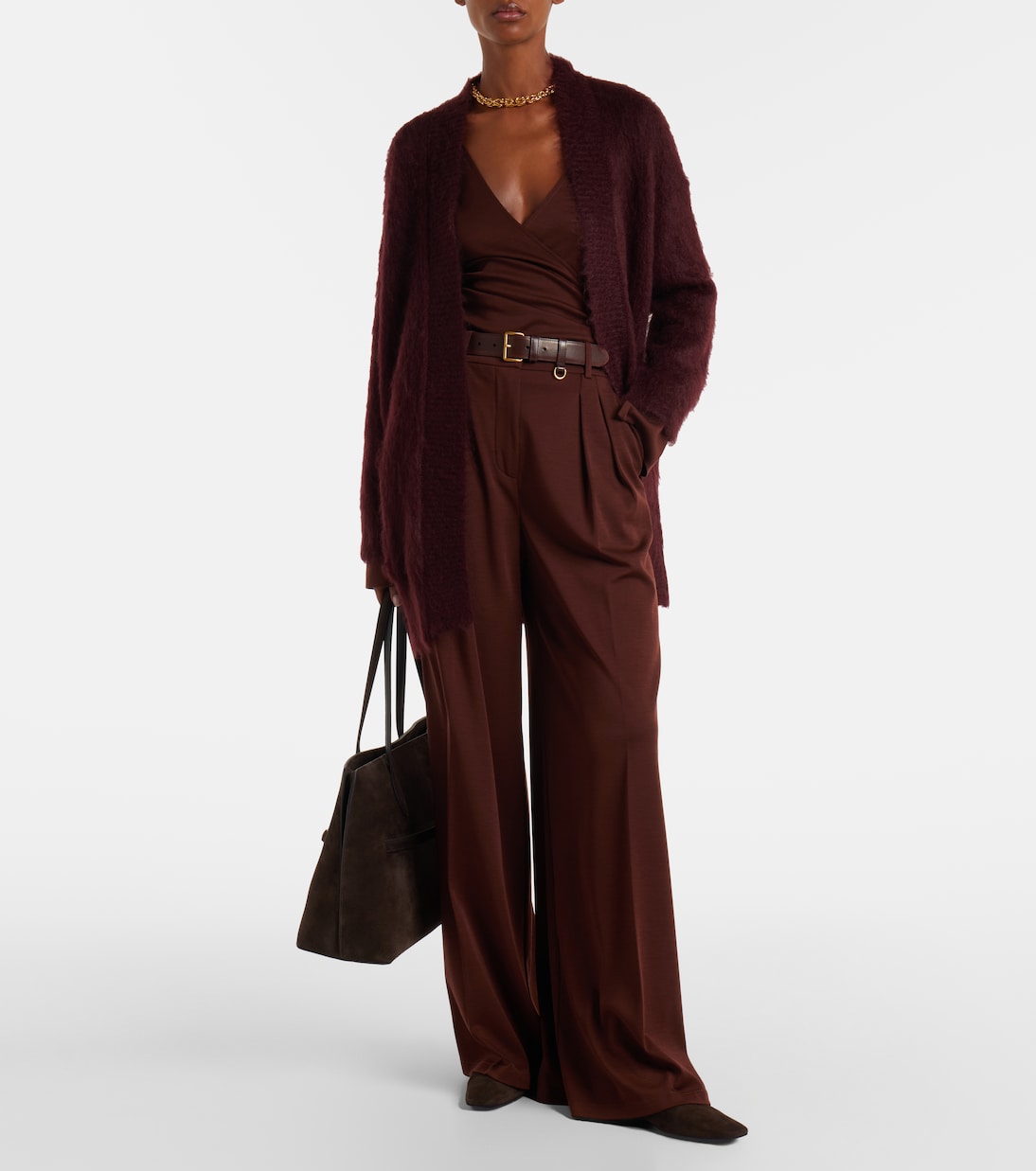 Natale 하이라이즈 울 와이드 팬츠  | Max Mara