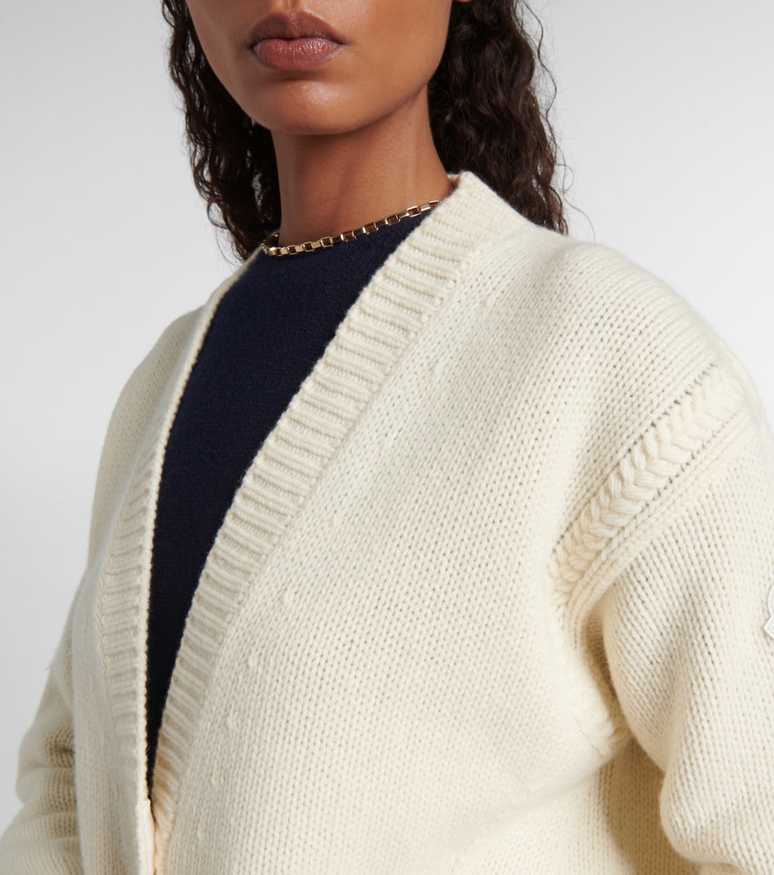 Cardigan aus Wolle und Kaschmir  | Moncler