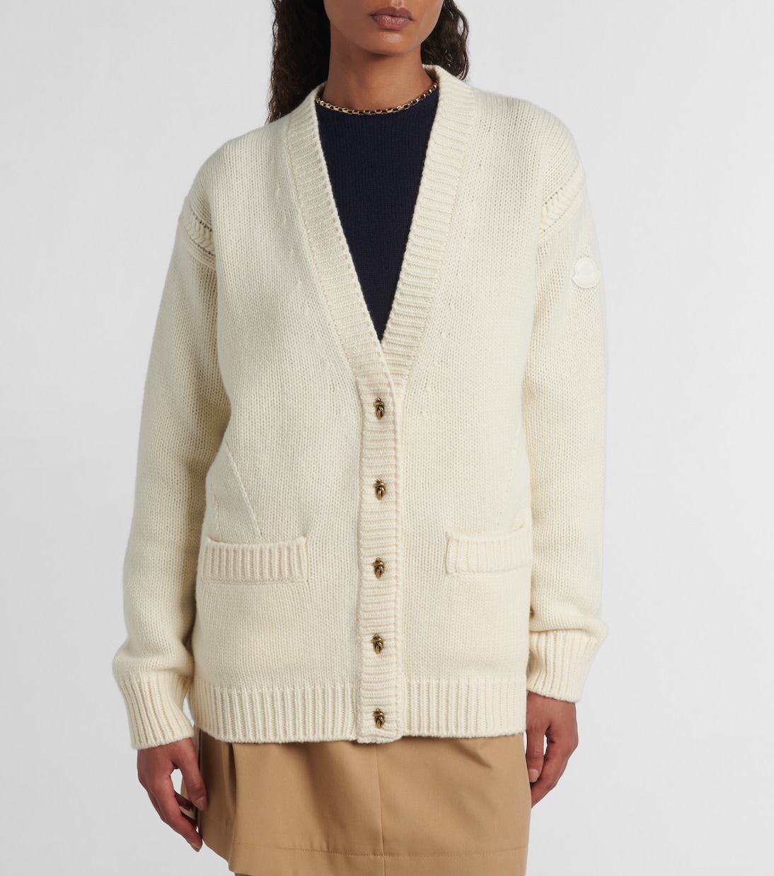 Cardigan aus Wolle und Kaschmir  | Moncler