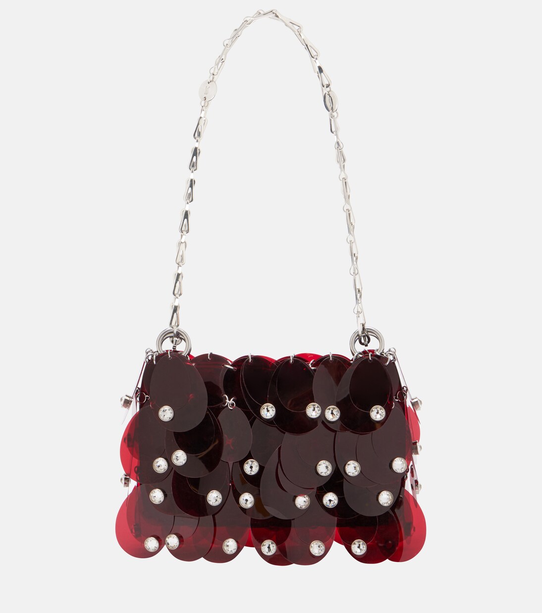 Sparkle Nano embellished shoulder bag | Rabanne