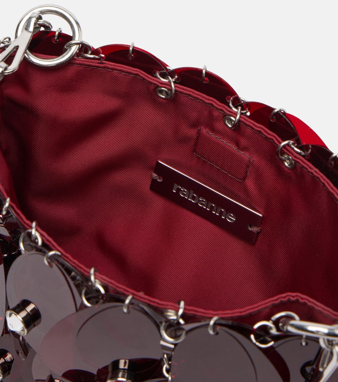 Sparkle Nano embellished shoulder bag | Rabanne