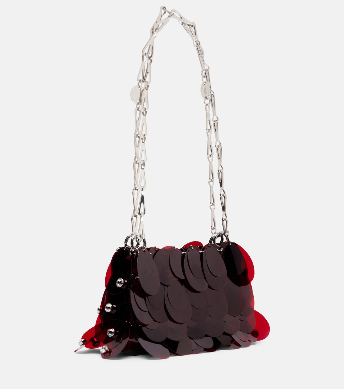 Sparkle Nano embellished shoulder bag | Rabanne