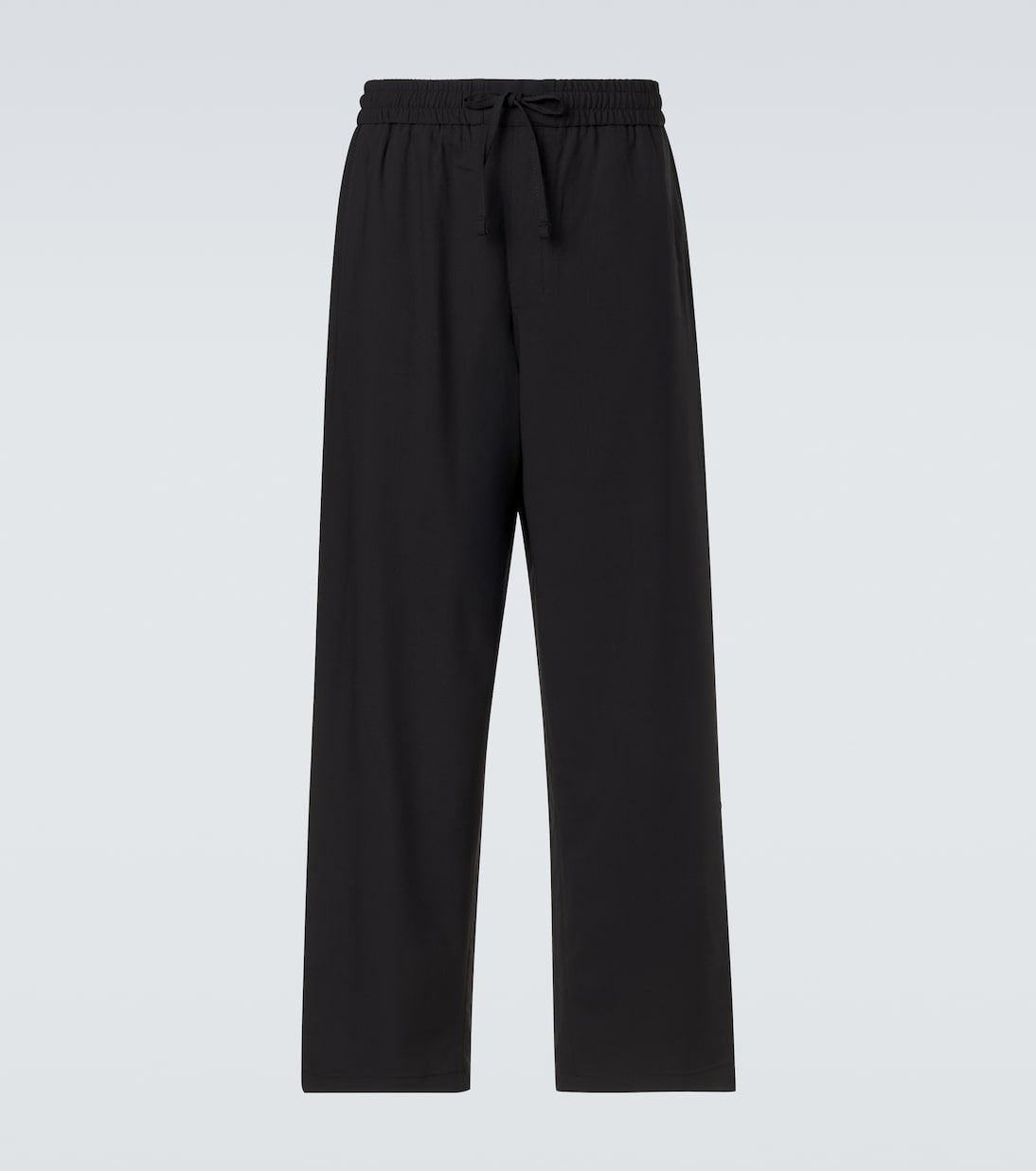 Virgin wool gabardine straight pants | Ami Paris