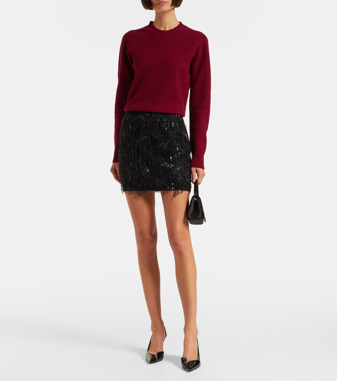 Vika fringed sequined miniskirt | Rotate
