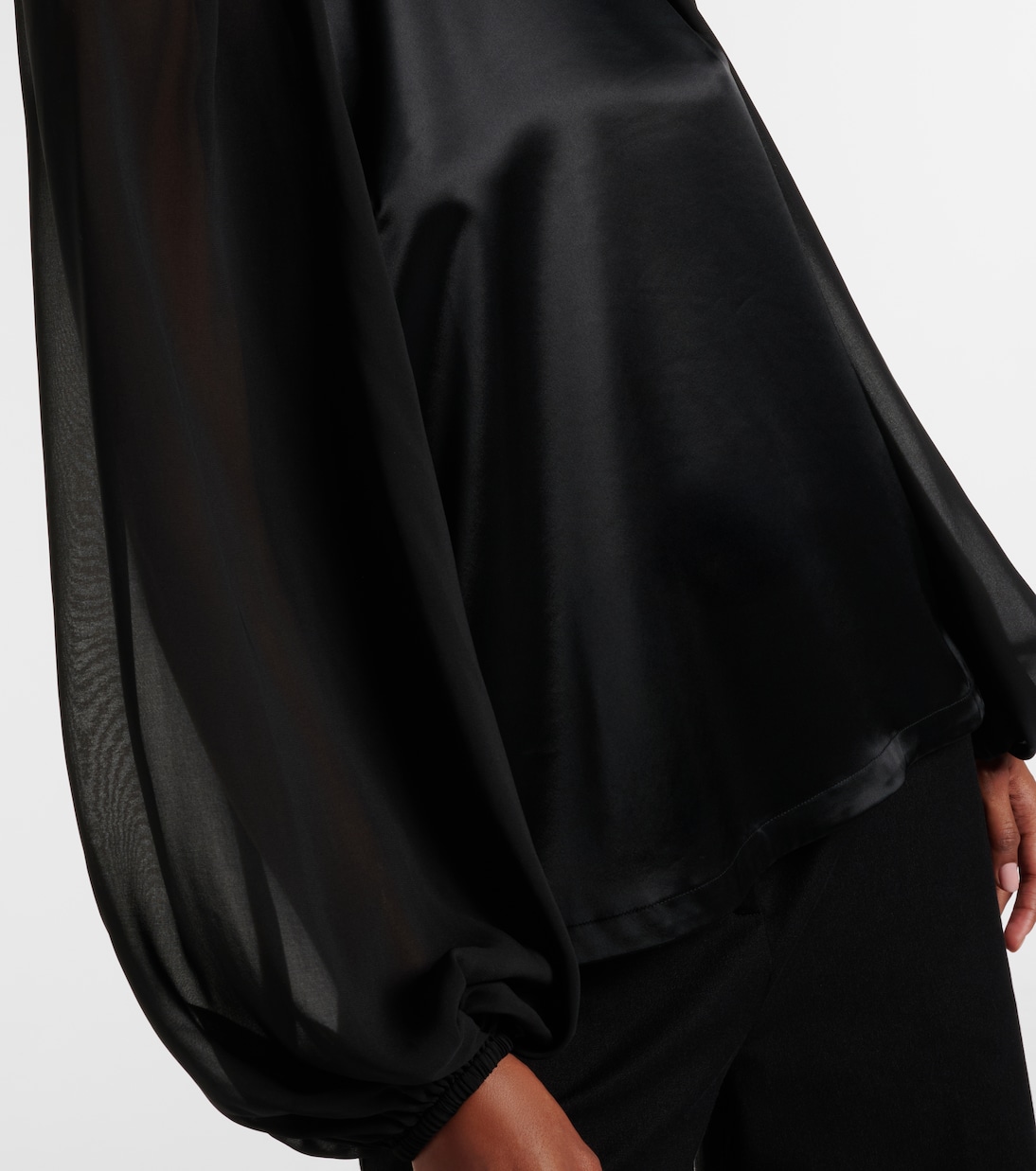 Bluse Cave aus Satin | Joseph