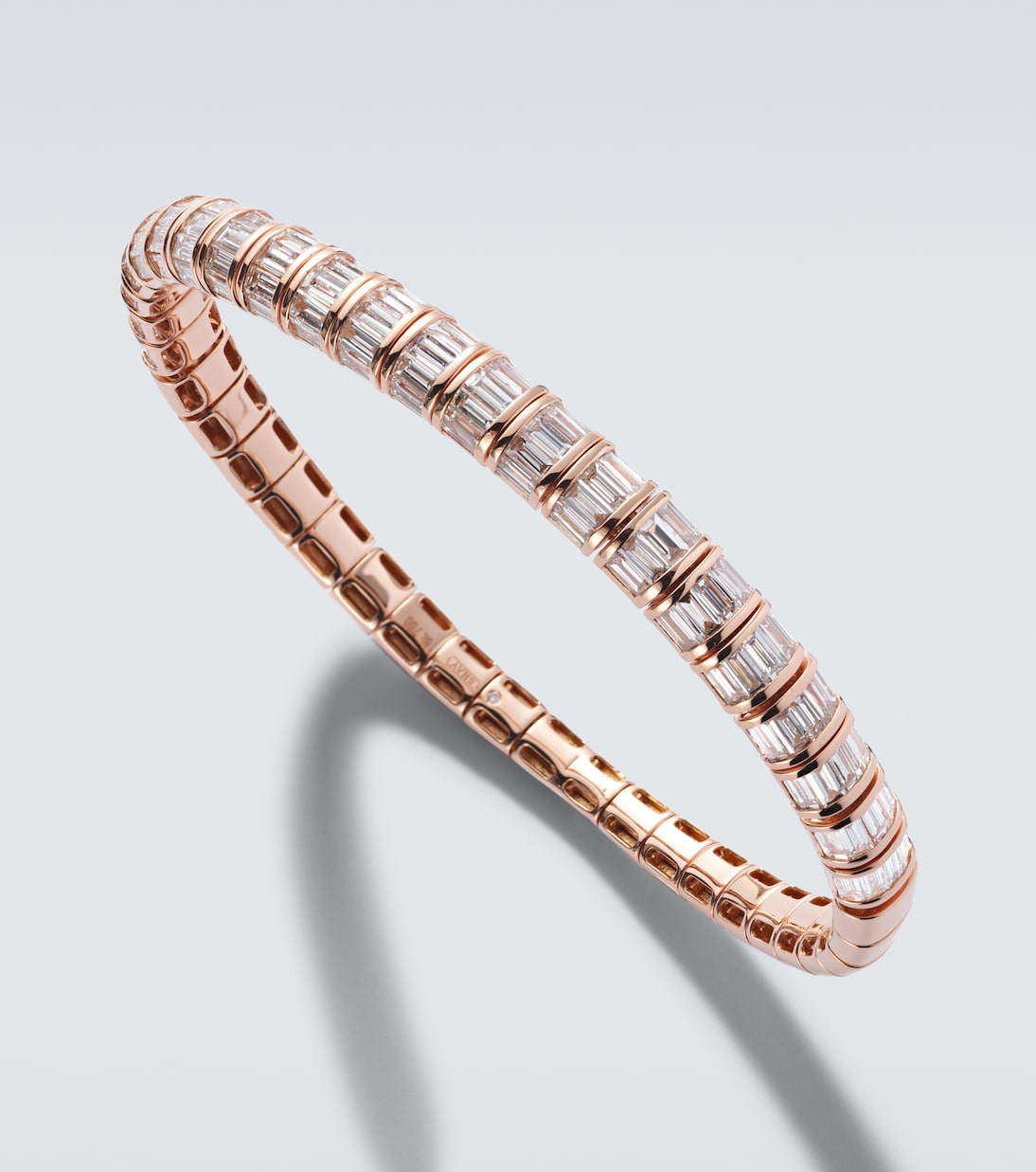18kt rose gold bracelet with diamonds | Shay Jewelry