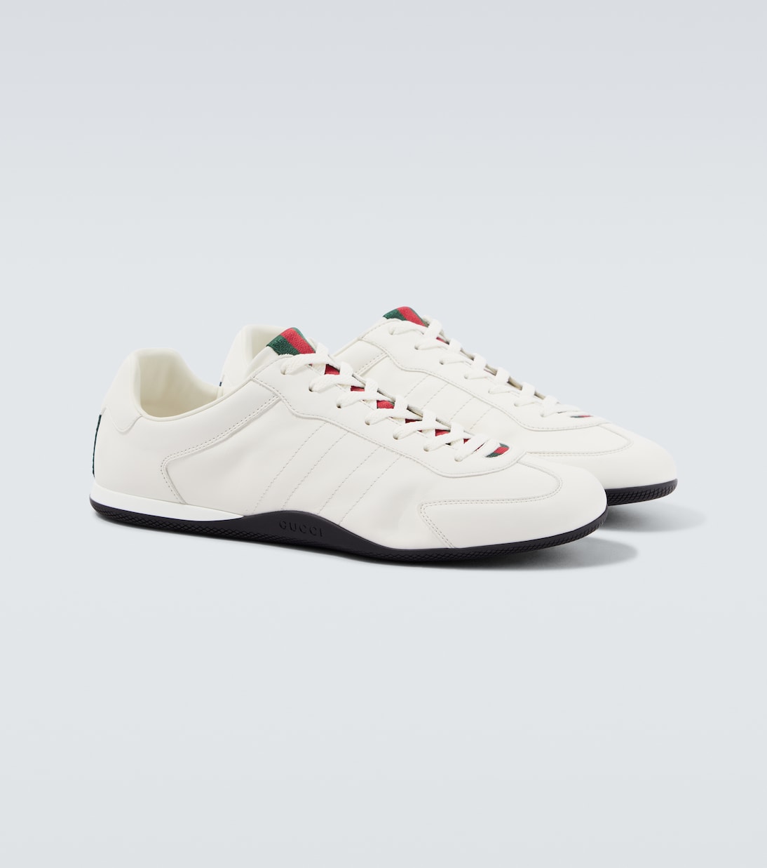 Gucci Shift leather sneakers | Gucci