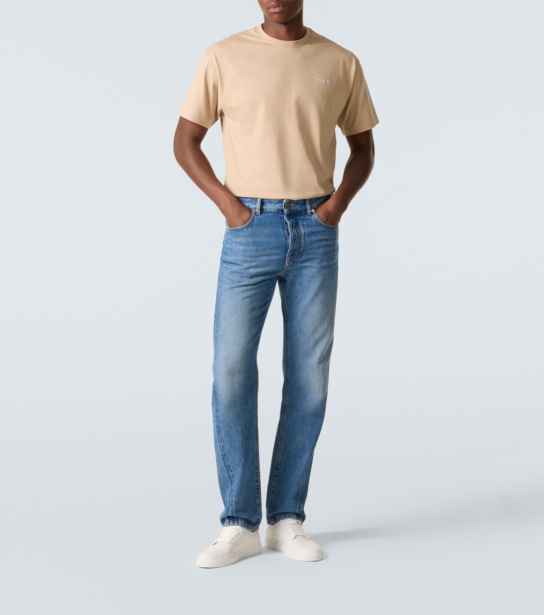 T-shirt in jersey di cotone con logo | Givenchy