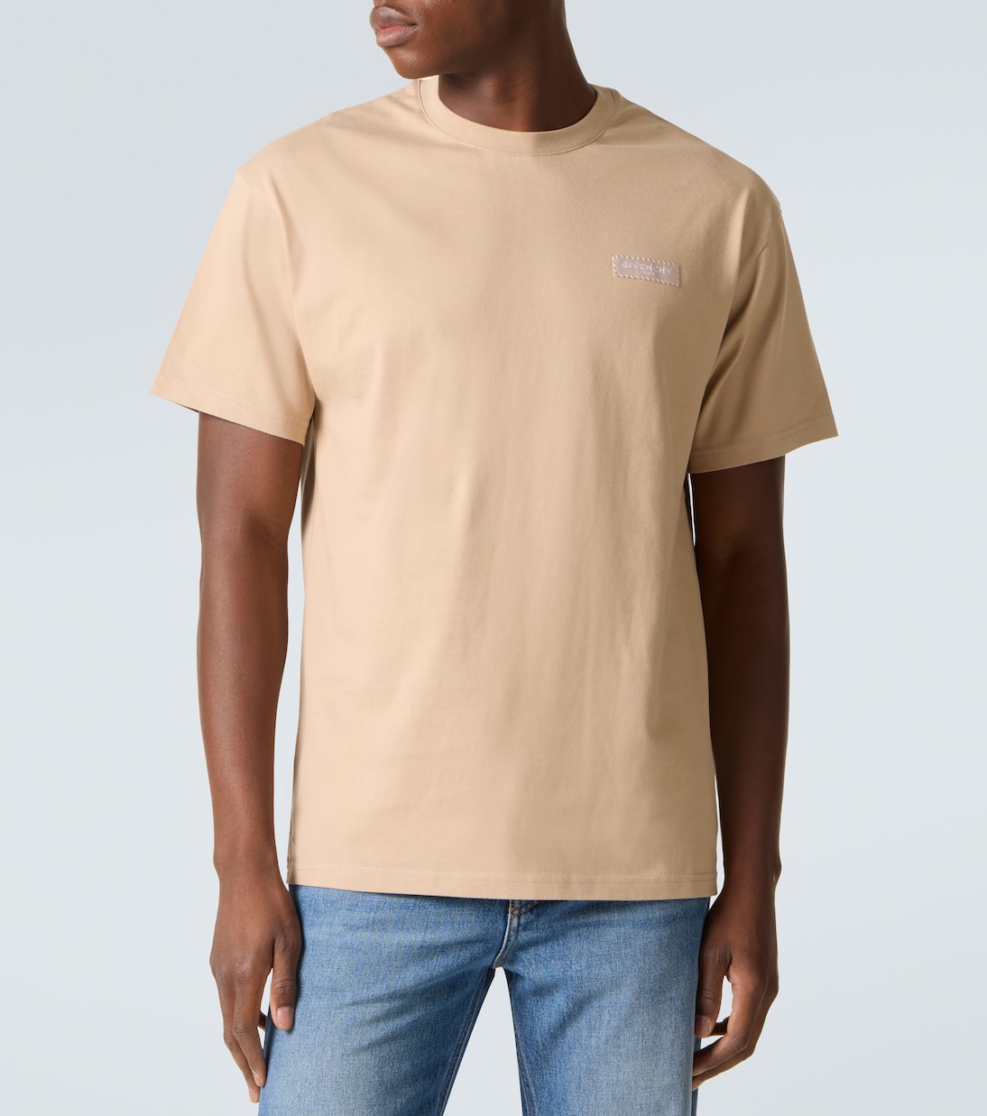 T-shirt in jersey di cotone con logo | Givenchy