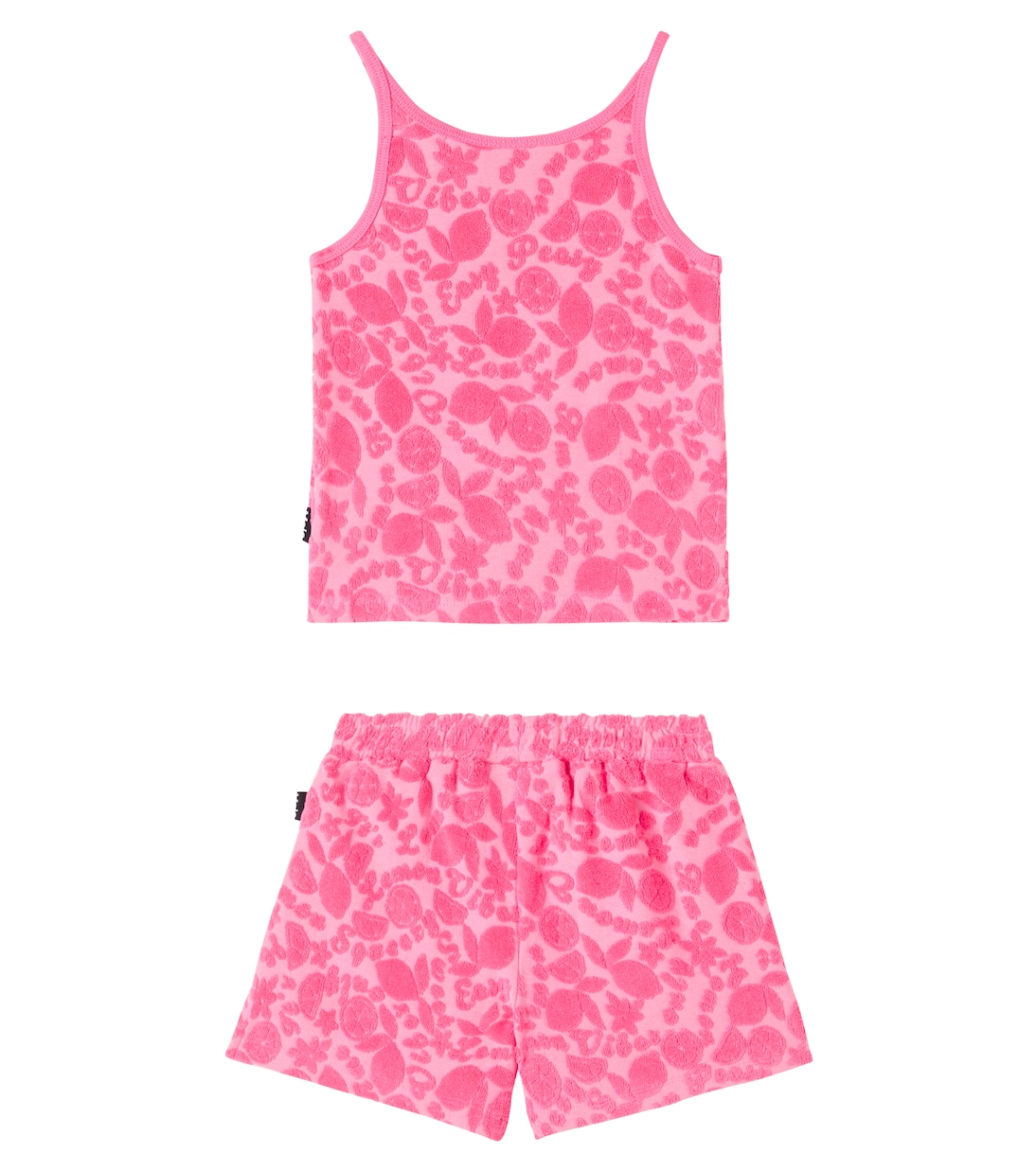 Set de top y shorts de rizo en mezcla de algodón | Molo