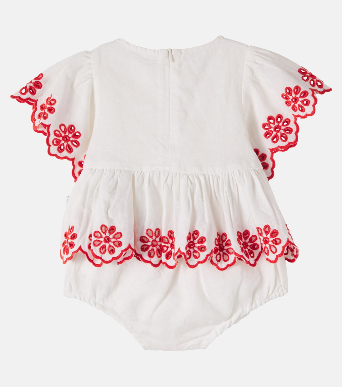 Baby embroidered top and shorts set | Stella McCartney Kids