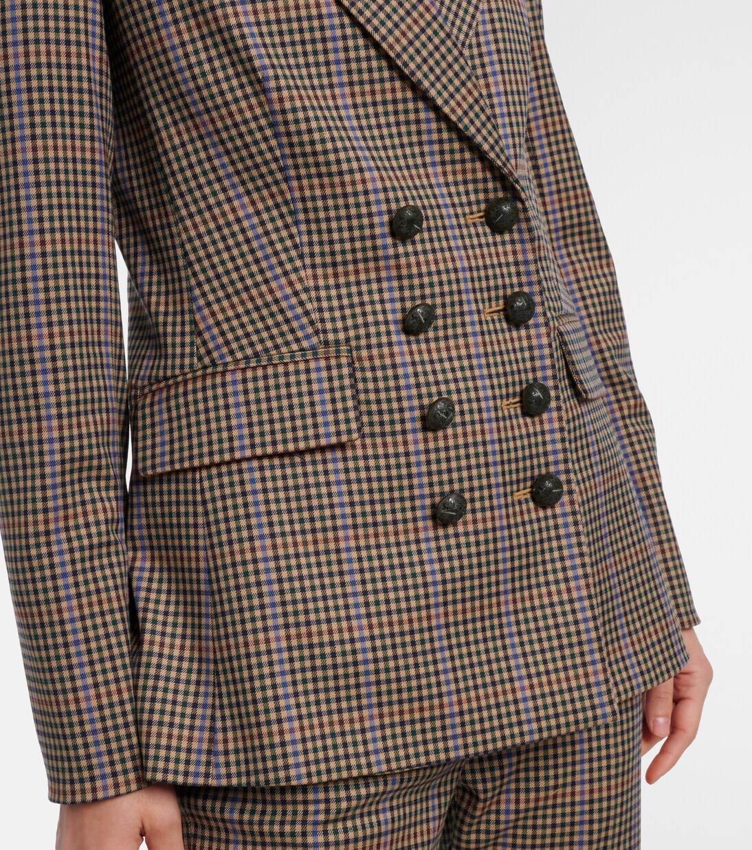 Claude 체크 블레이저 | Veronica Beard