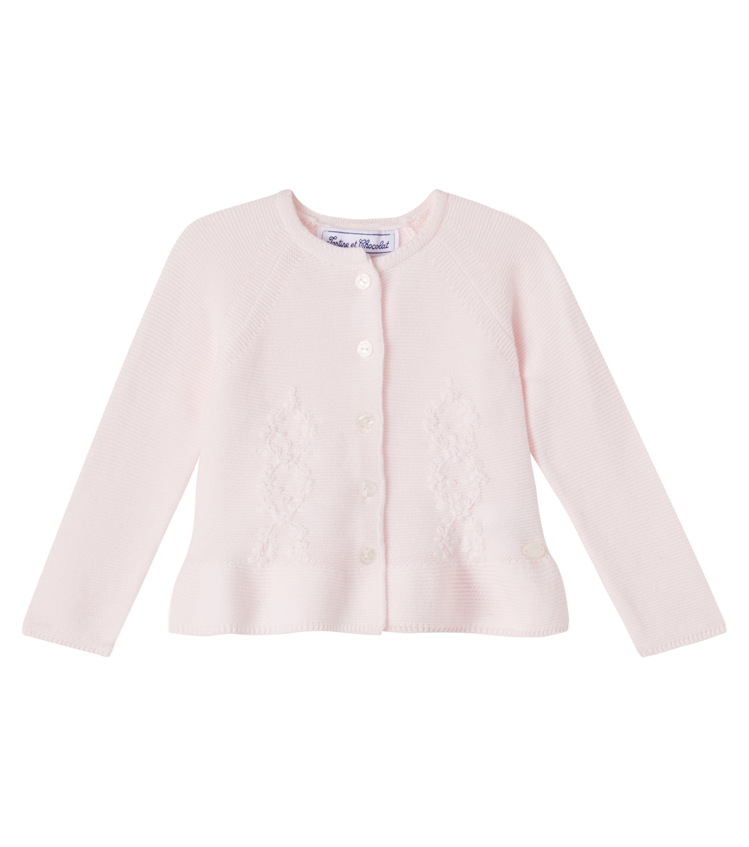 Baby embroidered cotton cardigan | Tartine et Chocolat