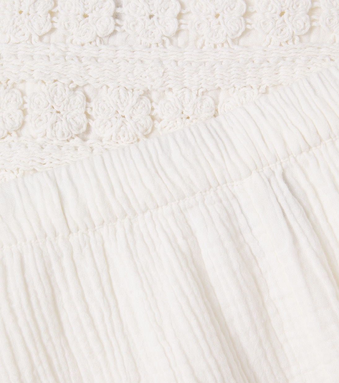 Nouki crochet cotton top and shorts | Bonton