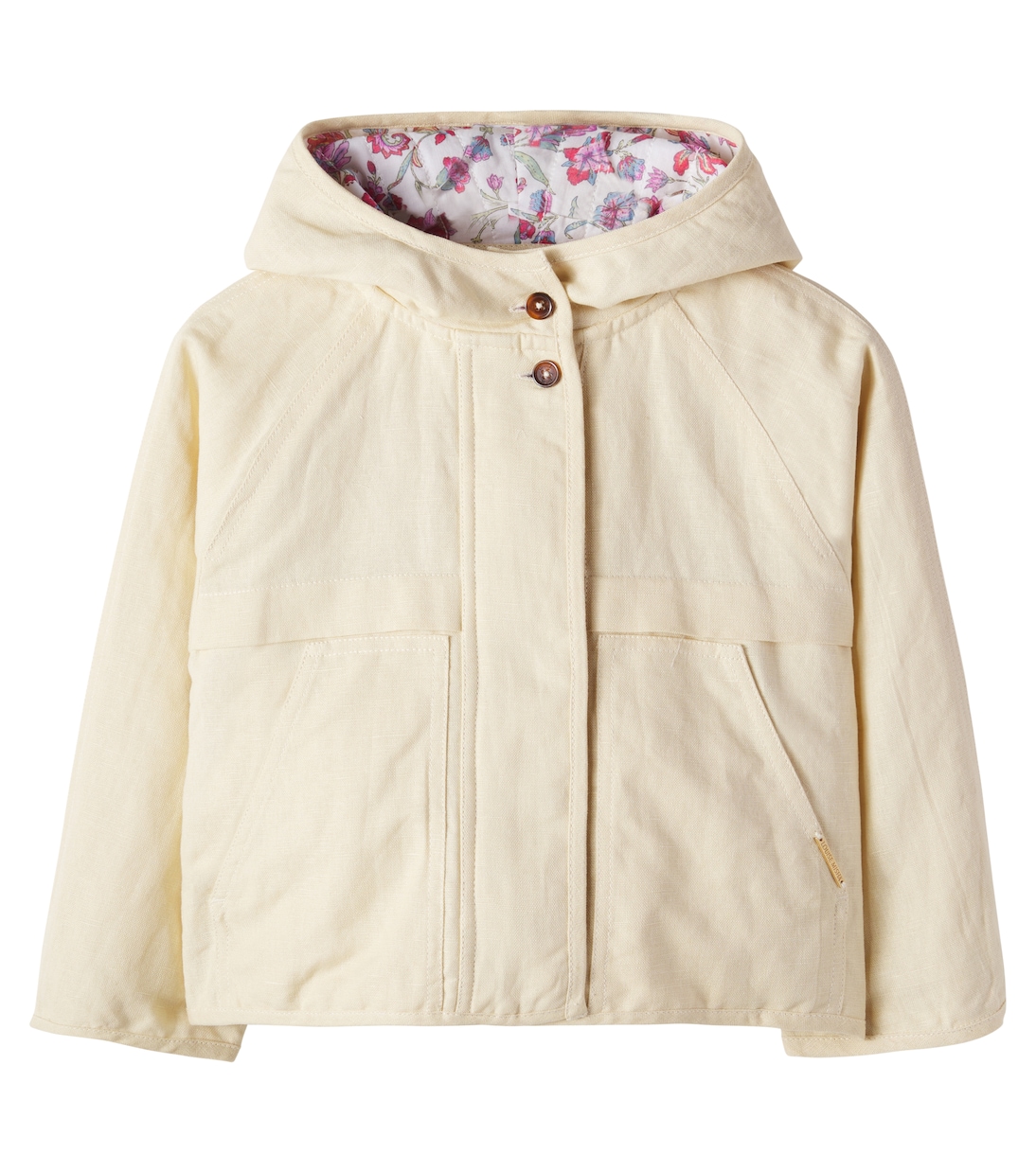 Clem linen and cotton canvas jacket | Louise Misha