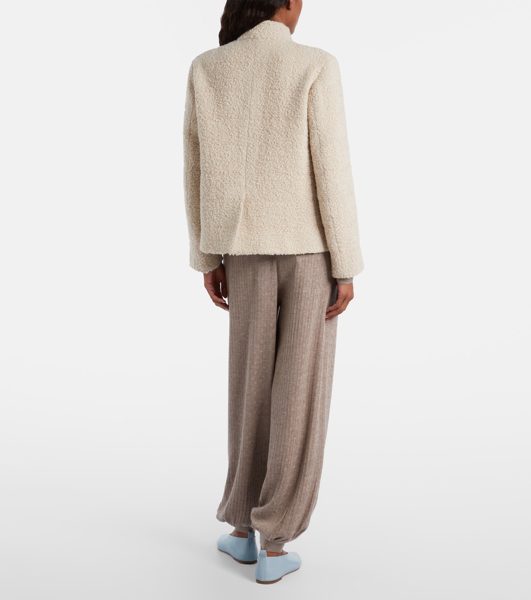 Cashmere and silk tapered pants | Loro Piana