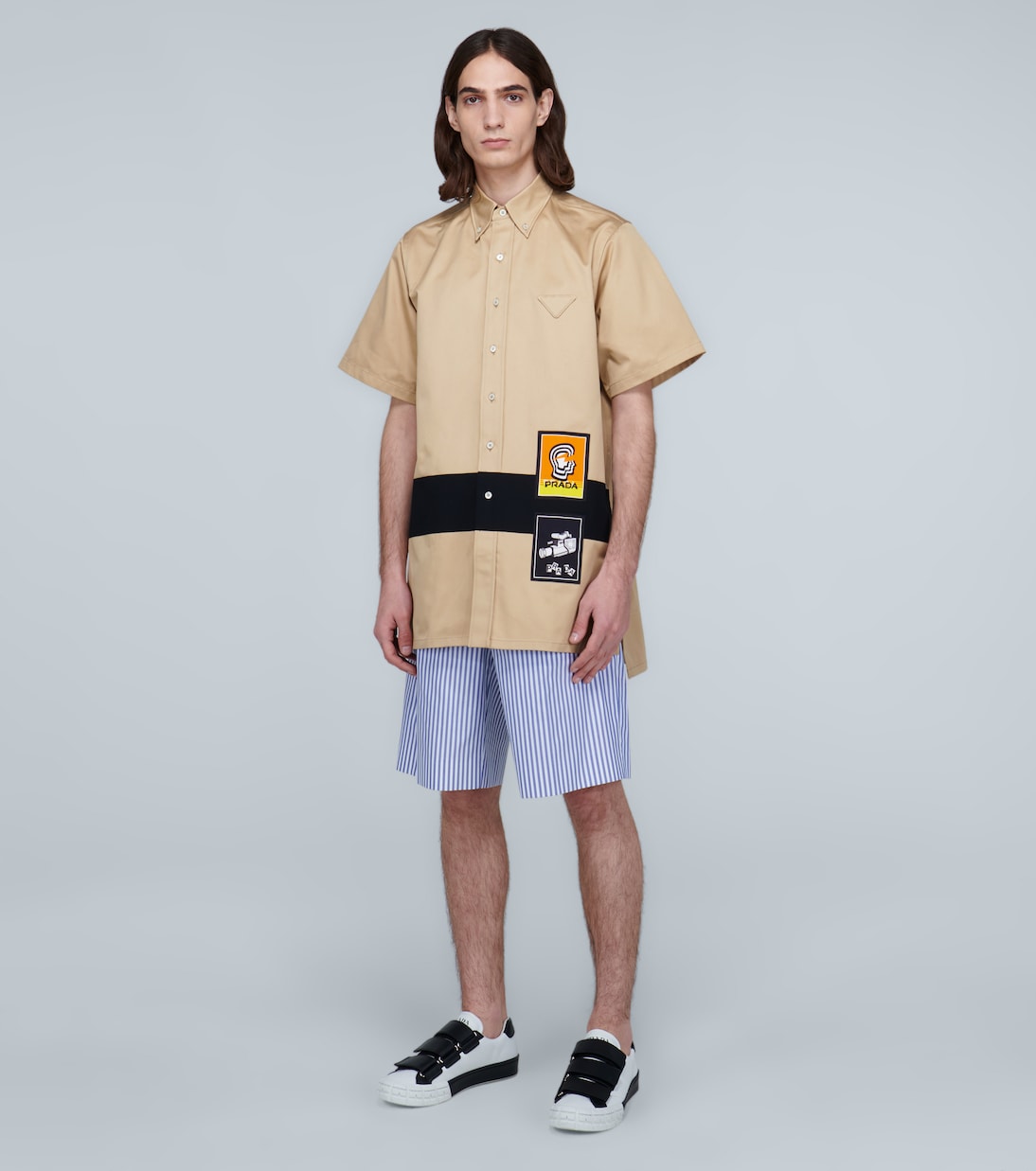 Camicia con logo | Prada