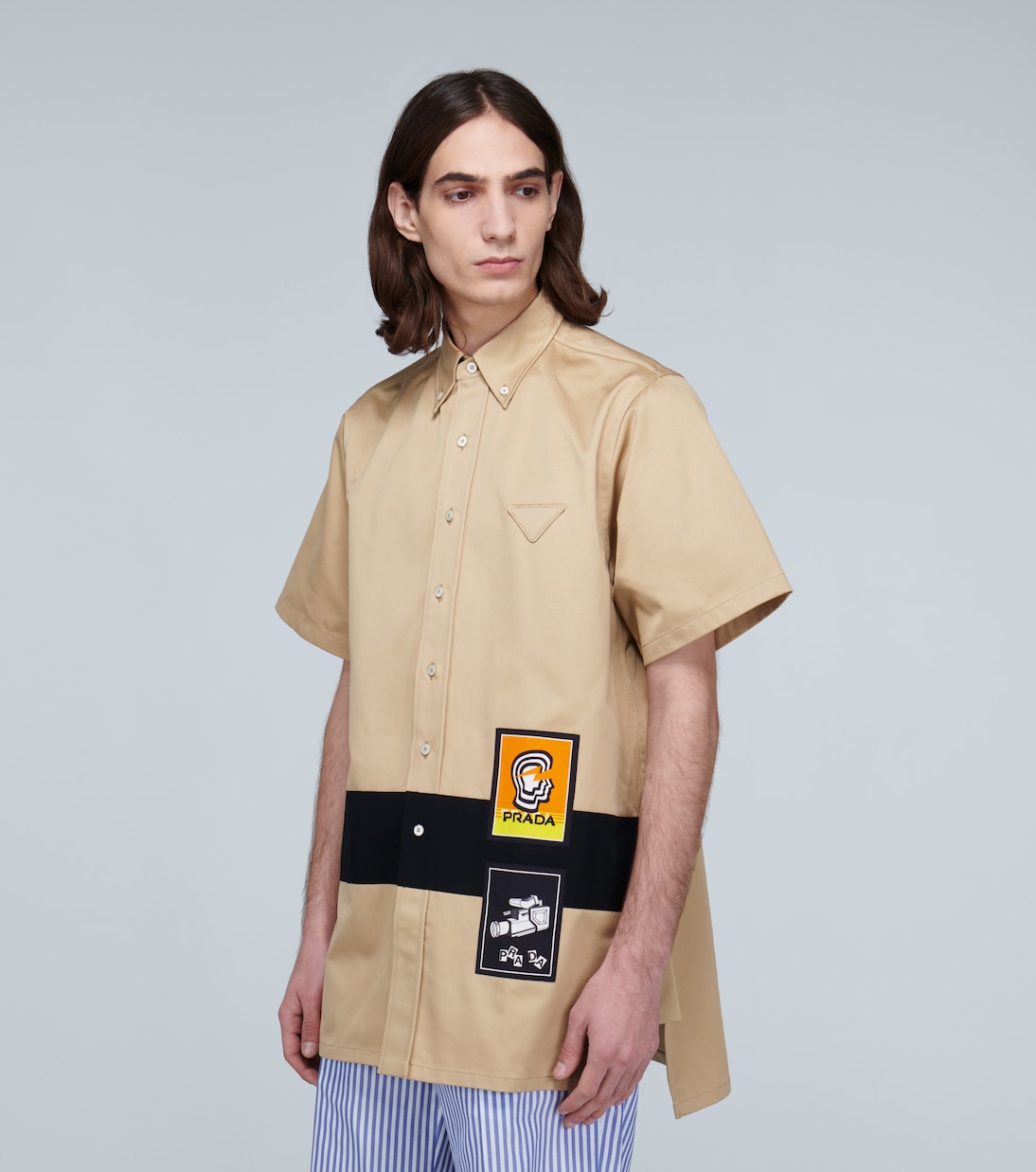 Camicia con logo | Prada